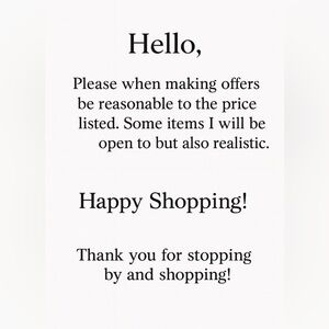 TRYING TO CLEAR OUT - Make a reasonable offer! Some items barely worn or new!